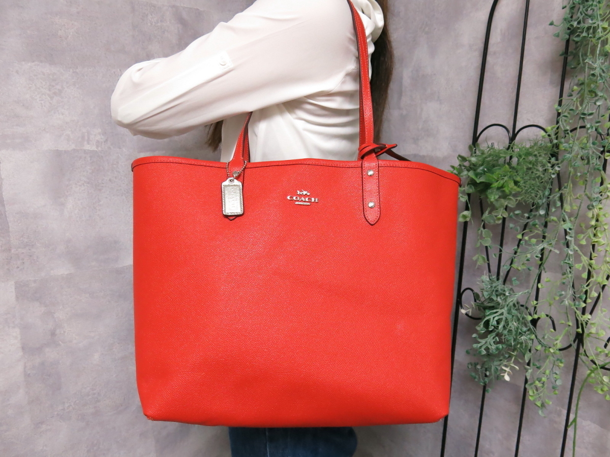 ○未使用○COACH コーチ○シティ○シグネチャー○PVC レザー 本革 