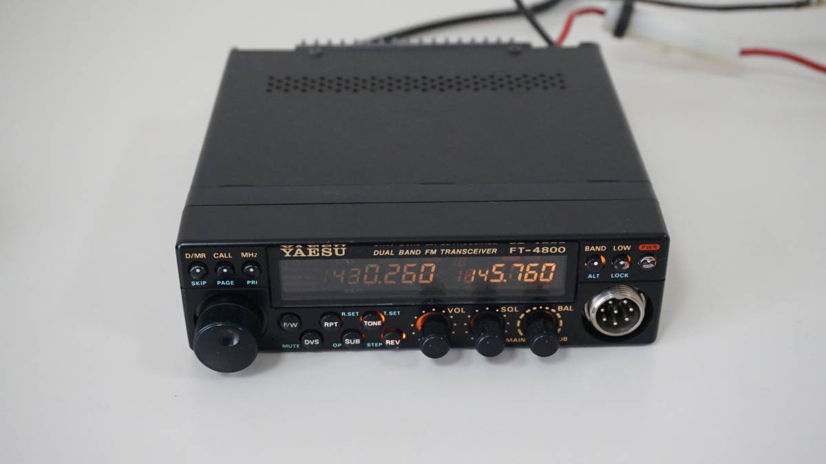 八重洲無線】FT-4800 144/430MHz モービル無線機 Yahoo!オークション