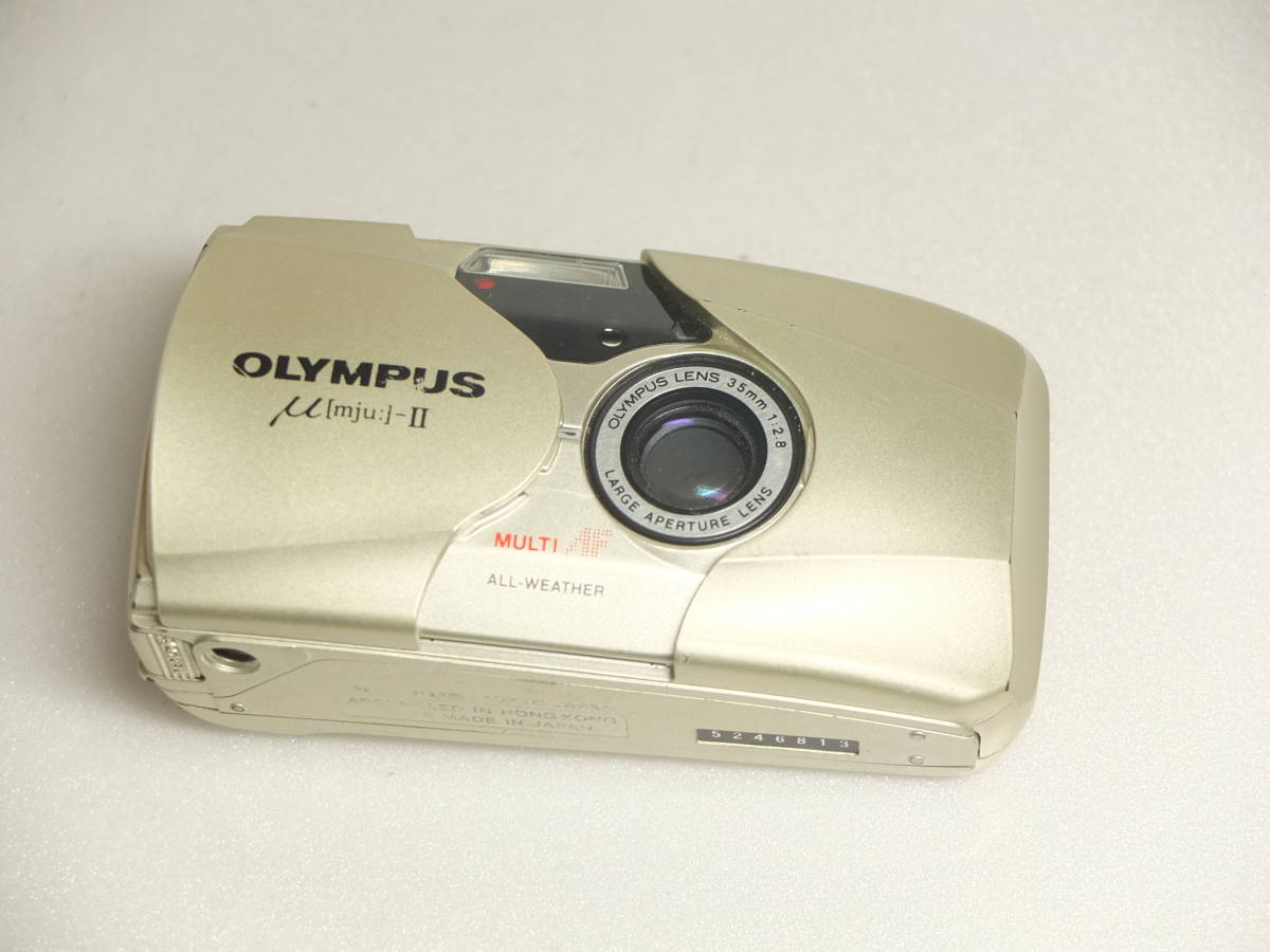 OLYMPUS μ(mju:)-Ⅱ コンパクト フィルムカメラ