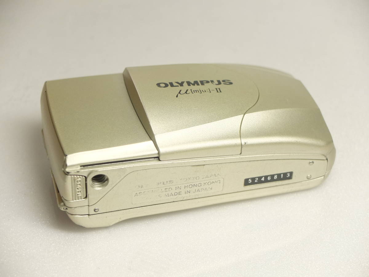 OLYMPUS μ(mju:)-Ⅱ コンパクト フィルムカメラ