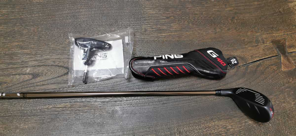 【豊富な，SALE】 Ping G-410ハイブリッド 26度 173-85Xシャフト(ピン)｜売買されたオークション情報、yahooの商品情報をアーカイブ公開 - オークファン 男性右きき用