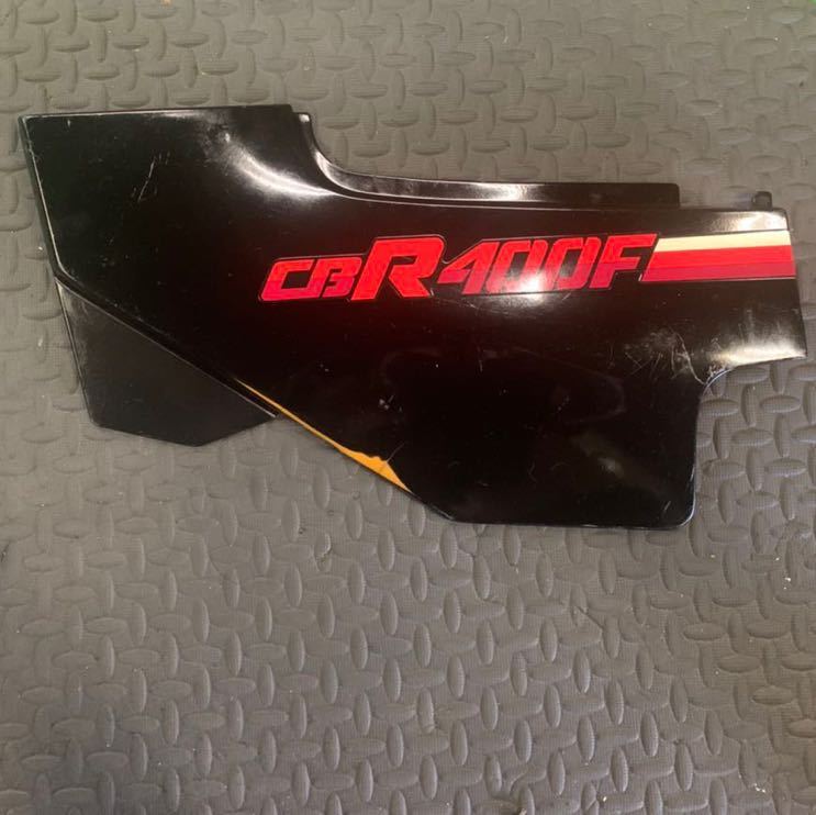 CBR400F 純正サイドカバー CBR400F 純正サイドカバー 希少 当時物 NC17 紫美羅達 CBX400F CBX550F
