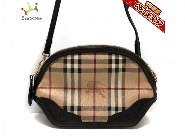バーバリー Burberry ショルダーバッグ - PVC(塩化ビニール)×レザー 