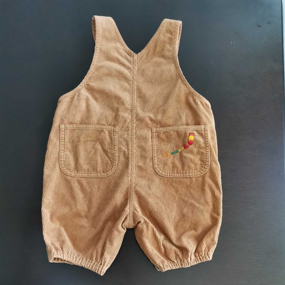 チエコサク　90 オーバーオール チエコサク ミキハウスオフィシャルサイト \\u2013 ロンパース 刺繍 USED(90