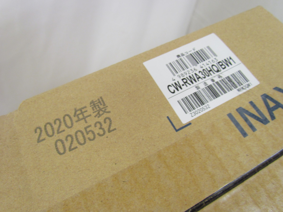 【送料無料，豊富な】 送料全国一律500円 未使用品 INAX CW-RWA30HQ BW1 シャワートイレシートタイプ 便座 2020年製 ピュアホワイト ウォシュレット H13585