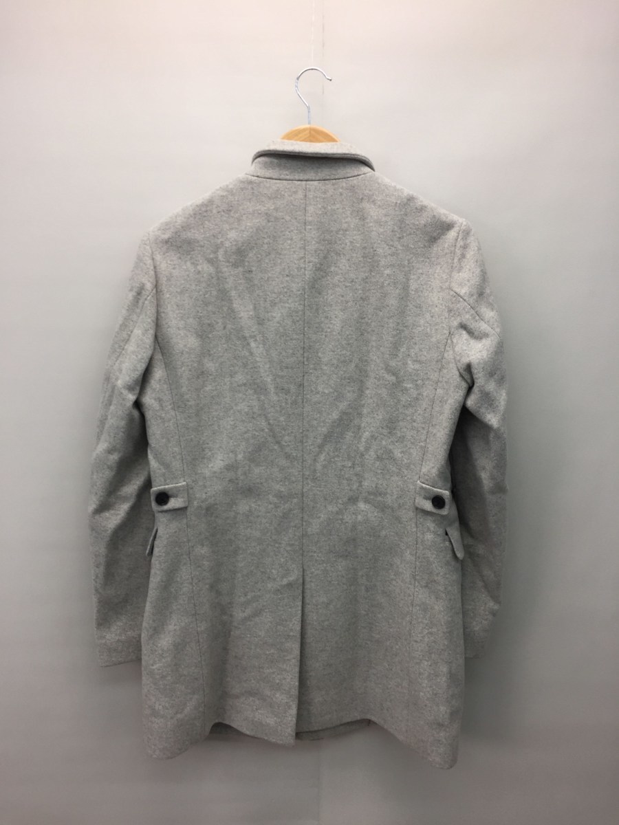 CK Calvin Klein◇カシミア混ステンカラーコート/M/ウール/SLV
