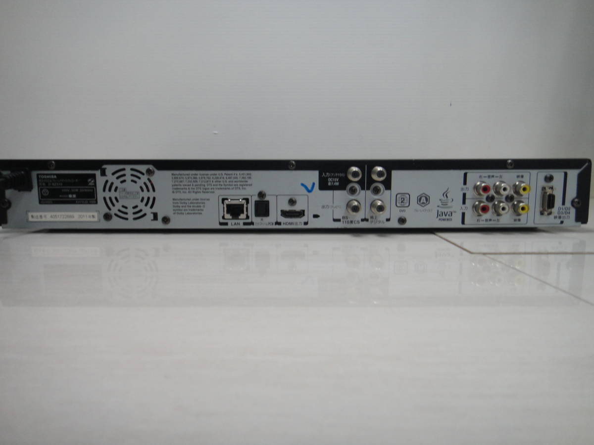 東芝⁄TOSHIBA TOSHIBA Blu-rayディスクレコーダー 【D-BZ510】 K00759