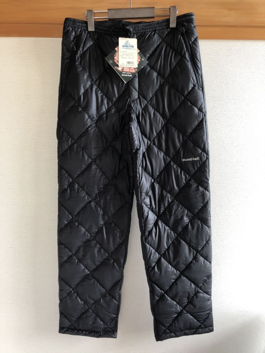 【豊富な，得価】 タグ付き mont-bell モンベル 1101471／Superior Down Pant ロングダウンパンツ／キルティング／ブラック／Lサイズ(男性用)｜売買されたオークション情報、yahooの商品情報をアーカイブ公開 - オークフ 男性用