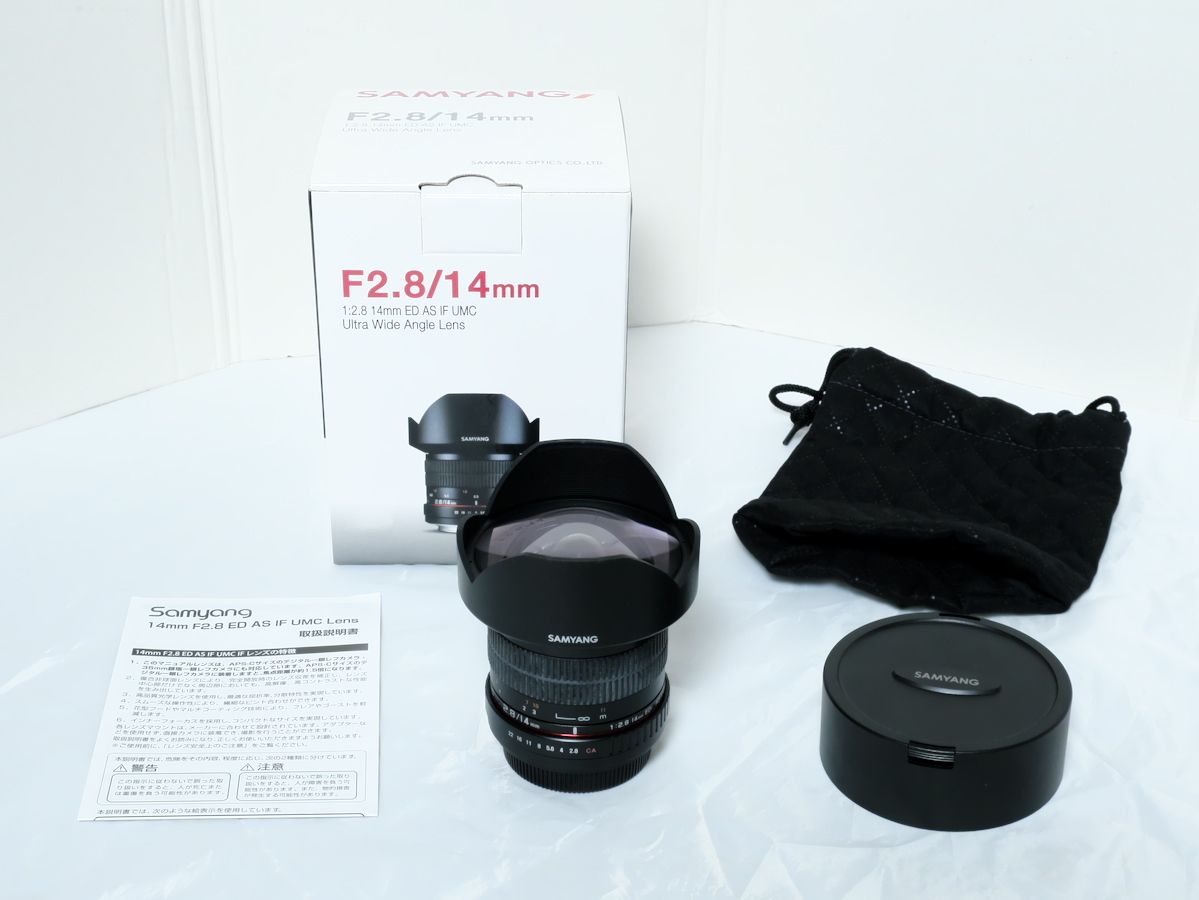 ◇SAMYANG サムヤン 14mm F2.8 ED AS IF UMC キヤノン EFマウント