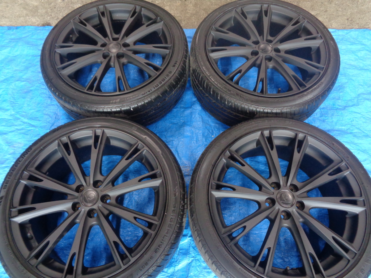 驚きの破格値，お買い得 プリウス 86 BRZ 18inchカスタムset Performance Wheels マッドブラック塗装 225/40R18 BS傘下SEIBERLING 2019年製 特価(ラジアルタイヤ)｜売買されたオークション情報、yahooの商品情報をアーカイブ公開 - オー 5穴