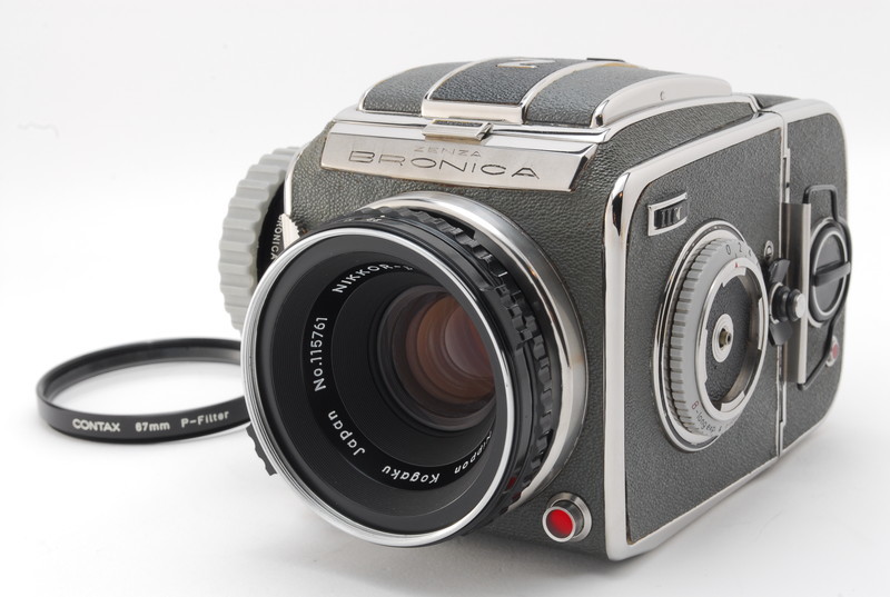 希少☆ZENZA BRONICA ゼンザブロニカ D Nippon Kogaku NIKKOR-P 75mm