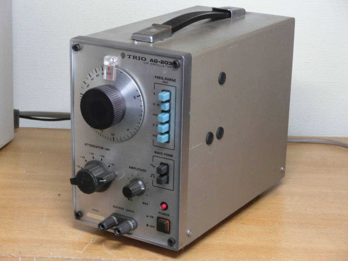 AG-203 TRIO CR - OSCILLATOR Yahoo!オークション 発振器 トリオ