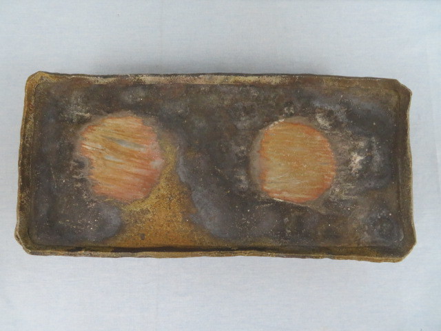 嶋工房 – AYA-TORI 備前焼 脚付き角皿 嶋幸博 岡山伝統工芸品 食器