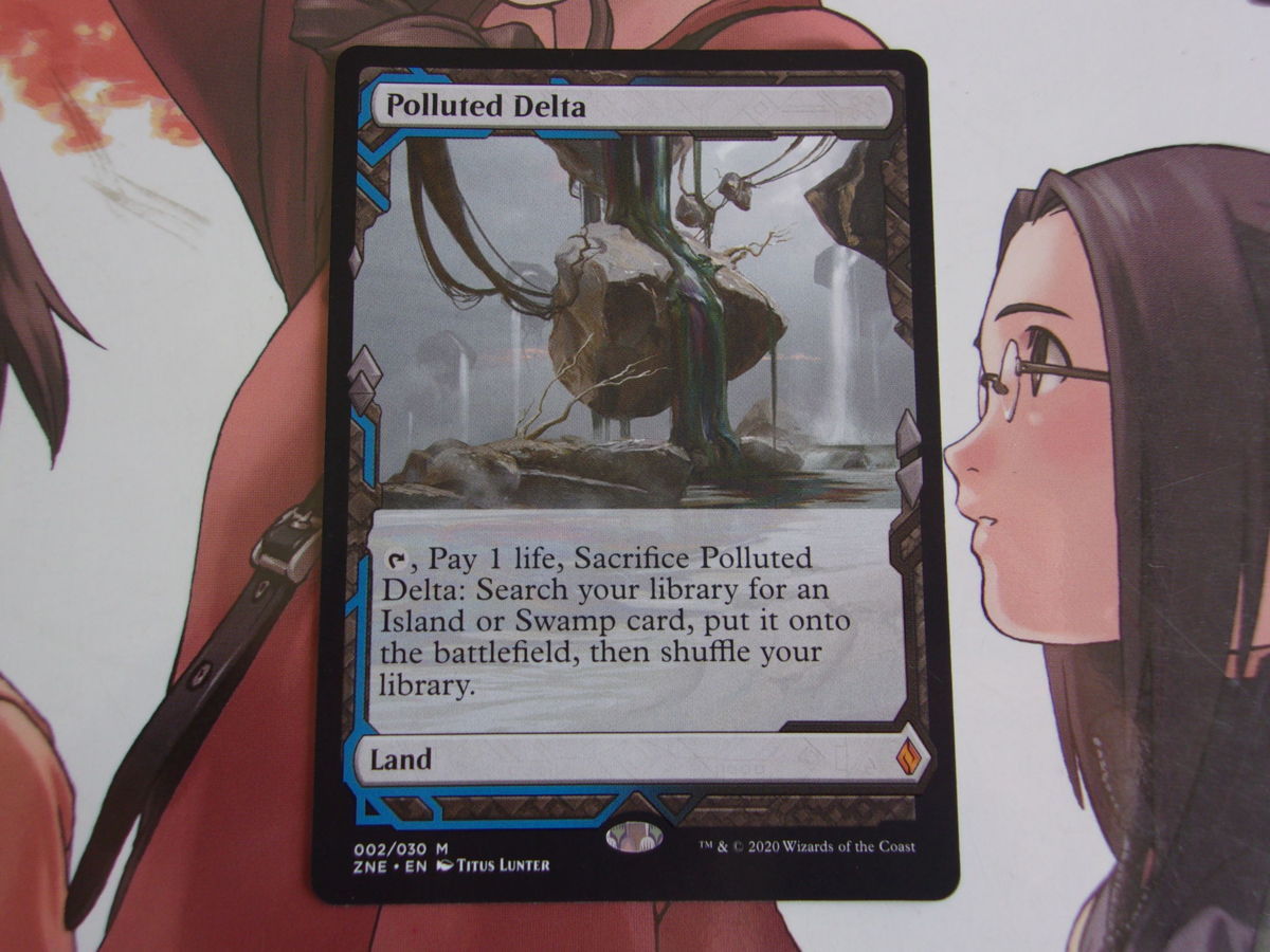 MTG ZNE ZNR 汚染された三角州/Polluted Delta 英 ゲーム おもちゃ、ゲーム