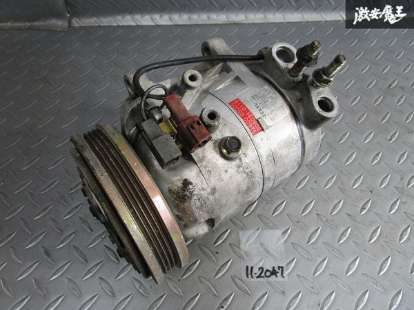 保証付 日産純正 HCR32 スカイライン RB20DET ターボ エアコン