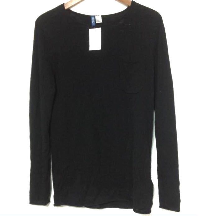H M Divided ロング丈 ニット カットソー サイズs ブラック 黒 メンズ ロングtシャツ エイチアンドエム 長袖tシャツ 売買されたオークション情報 Yahooの商品情報をアーカイブ公開 オークファン Aucfan Com