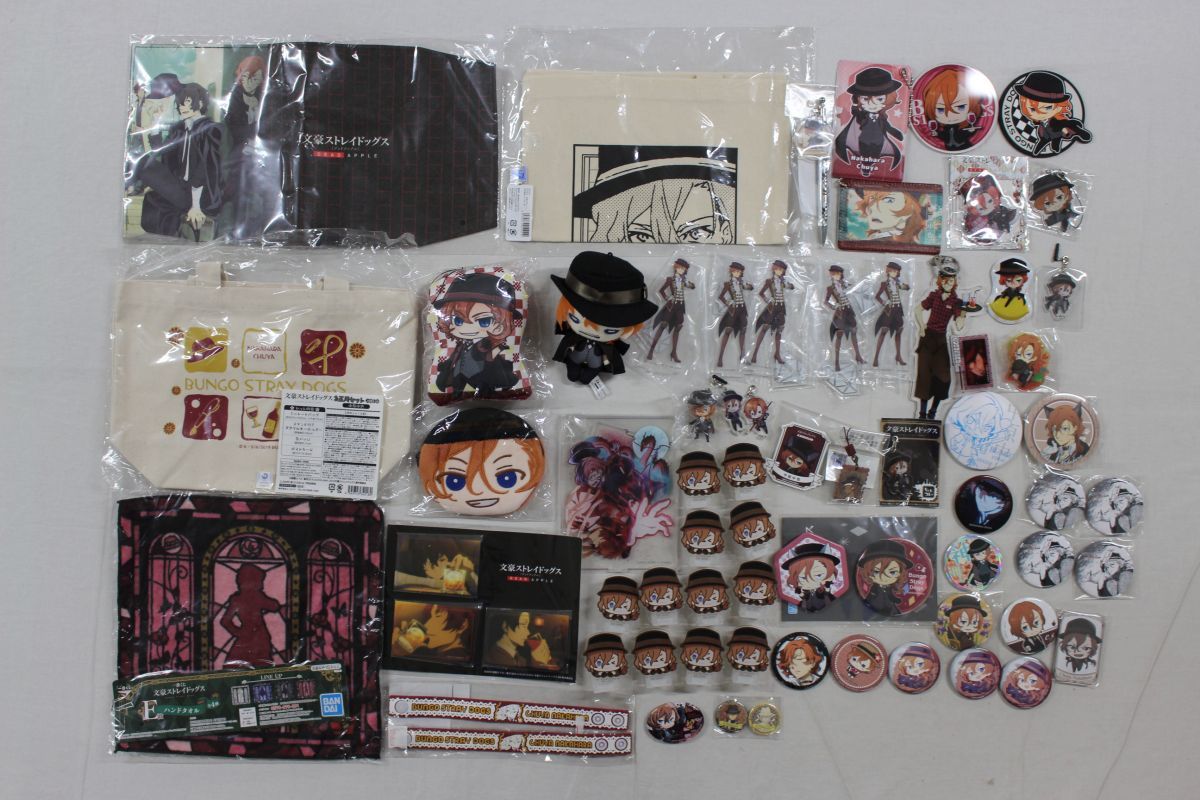 文豪ストレイドッグス 太宰中原 ビックブロマイド&缶バッチセット