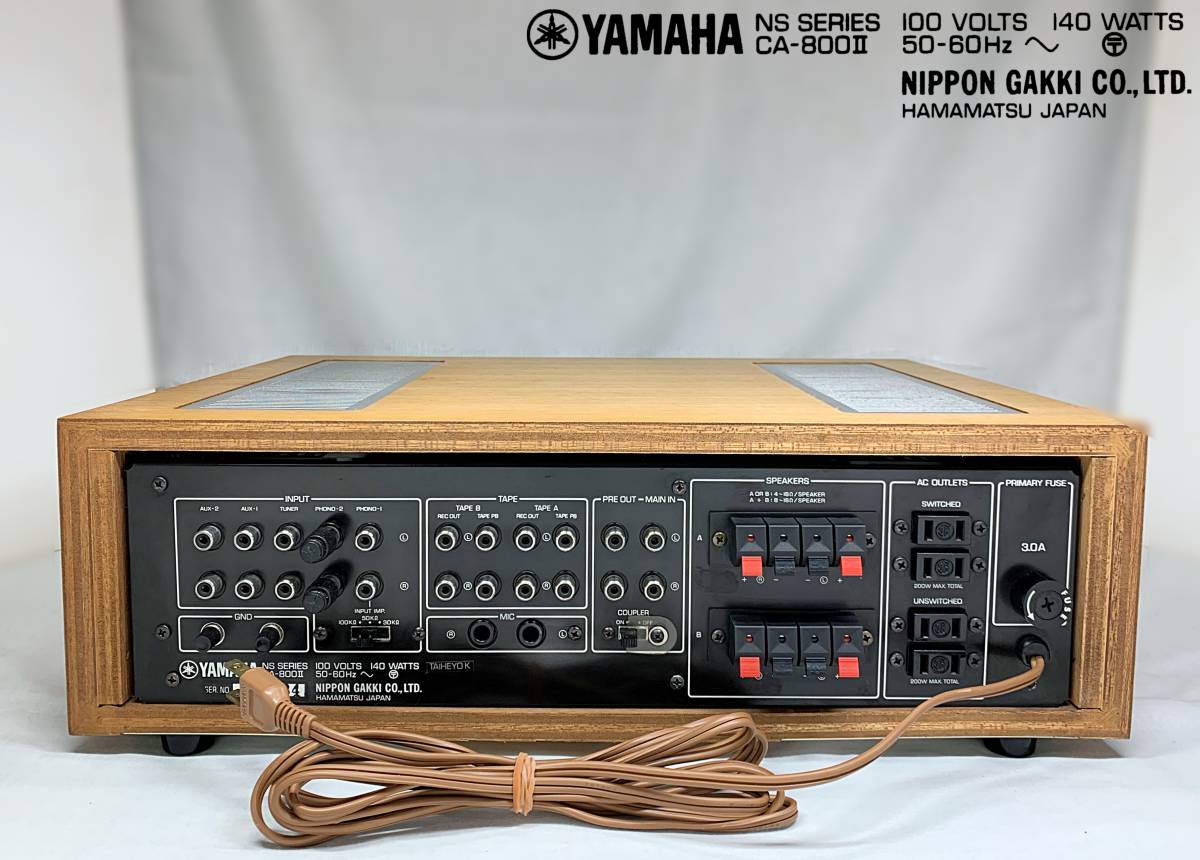 YAMAHA - Yahoo!オークション プリメインアンプ CA-800II ヤマハ