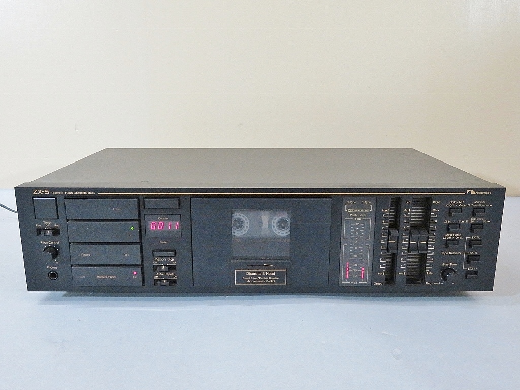 Nakamichi ナカミチ ZX-5 the behind 重篤なカセットデッキの修理
