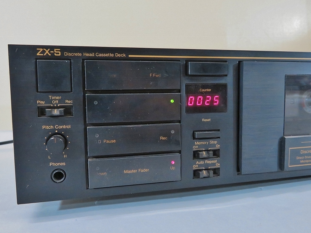 Nakamichi ナカミチ ZX-5 the behind 重篤なカセットデッキの修理
