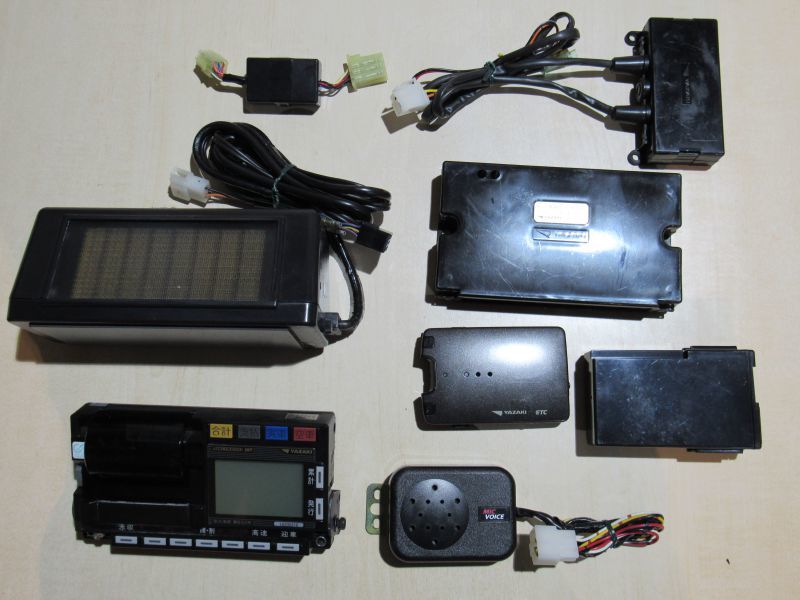 001　矢崎計器製 アロフレンド26P　タクシーメーター他セット