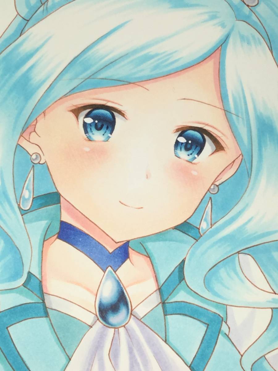 同人手描きイラスト ヒーリングっどプリキュア キュアフォンテーヌ 沢泉ちゆ 手描きイラスト 売買されたオークション情報 Yahooの商品情報をアーカイブ公開 オークファン Aucfan Com