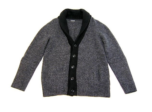 THREE DOTS ショールカラー ニット カーディガン カシミア混 THREE 