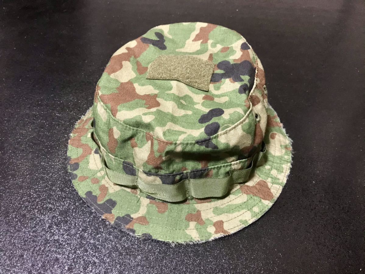 AOSE できるように見えるブッシュハット Sサイズ 陸自迷彩_1