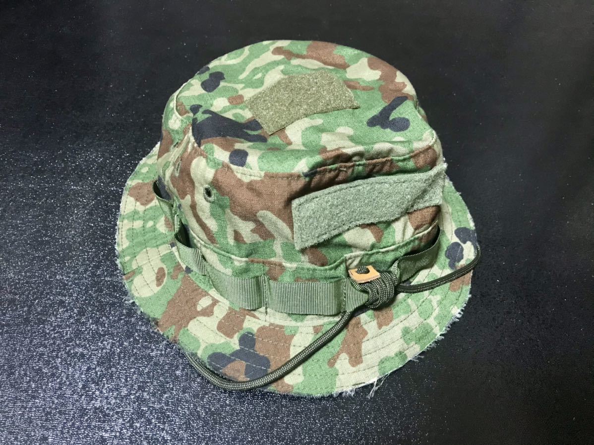 AOSE できるように見えるブッシュハット Sサイズ 陸自迷彩_2
