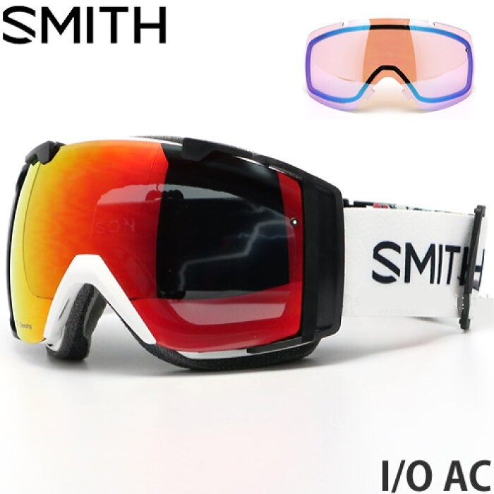 送料無料，人気セール スミス アイ/オー アスリートコレクション SMITH I/O AC フレームカラー:THE COLLINSON MODEL レンズ:CHROMAPOP SUN RED MIRROR(スミス)｜売買されたオークション情報、yahooの商品情報をアーカイブ公開 - オー ゴーグル
