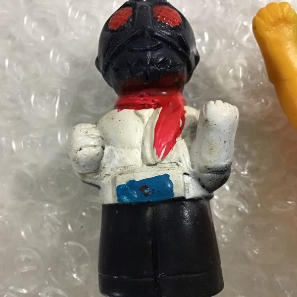 1円 ツクダ 仮面ライダー ソフビ 指人形 5体セット / 当時物の入札履歴