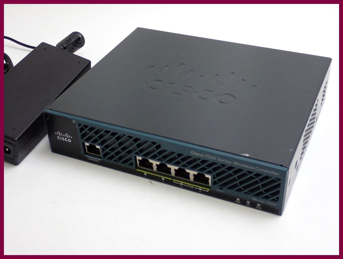 ☆Cisco/シスコ 2500シリーズ ワイヤレスコントローラ 2504/2016年製