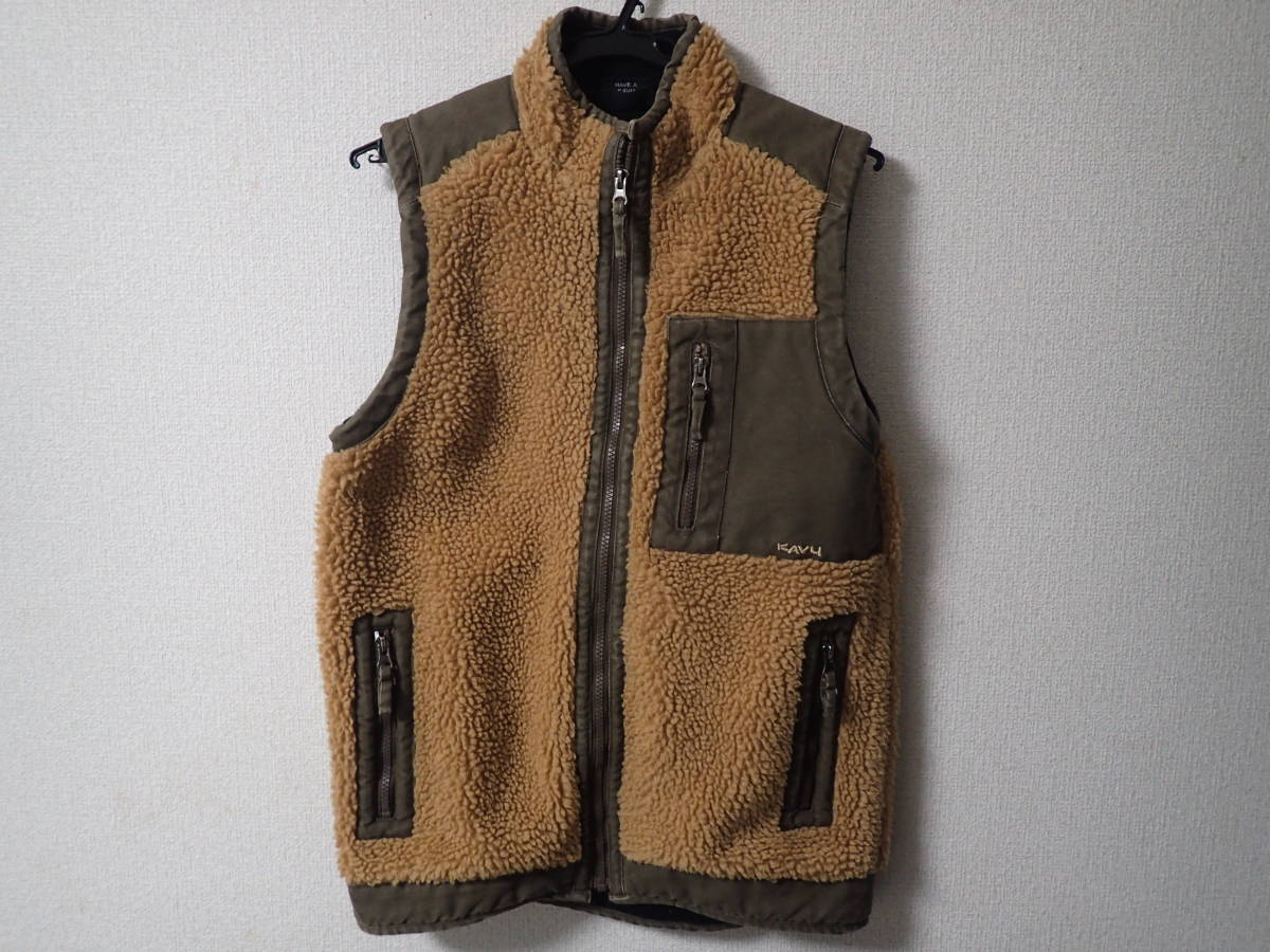  KAVU フリースベスト(男性用)｜売買されたオークション情報、yahooの商品情報をアーカイブ公開 - オークファン 男性用