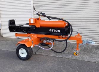 組立済　６５ｔ　薪割り機　65トン　薪割機　１５HP　エンジン　セル＆リコイルスタート　新品　未使用　完成品