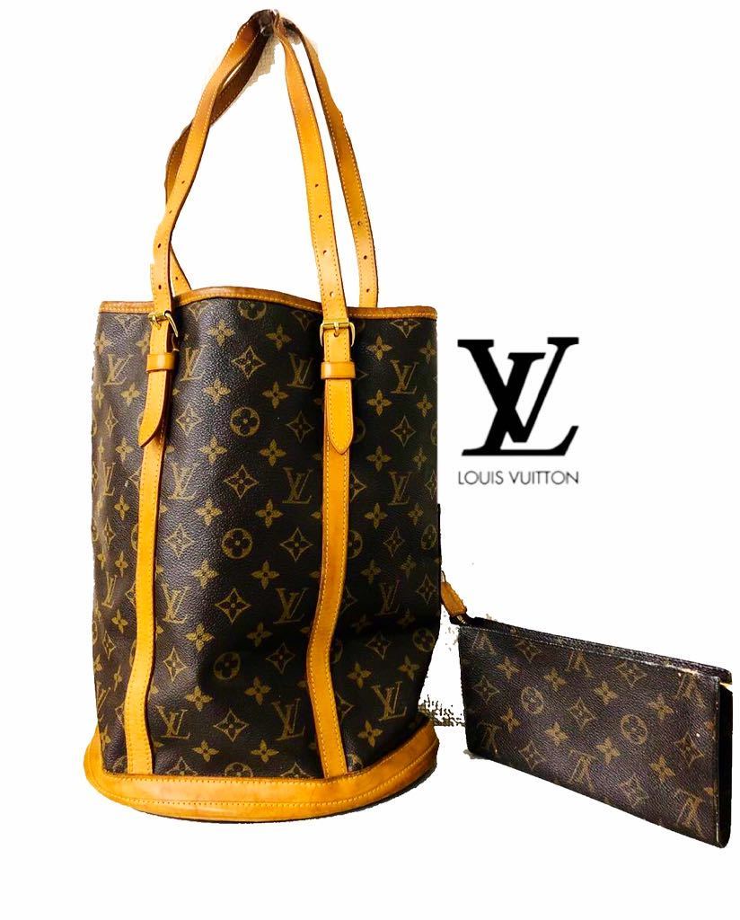 LOUIS VUITTON ルイ・ヴィトン LV モノグラム バケットGM トートバッグ