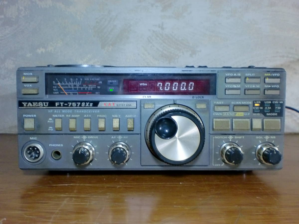 ジャンク YAESU ヤエス 八重洲 FT-757SXII HF帯 無線機 アマチュア無線