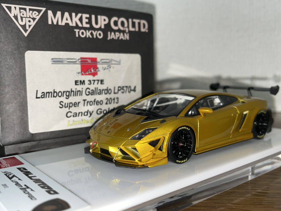 【ジャンク】　メイクアップ1/43ランボルギーニLP570ー4 メイクアップ 1/43 ランボルギーニ ガヤルド LP570-4 Lamborghini