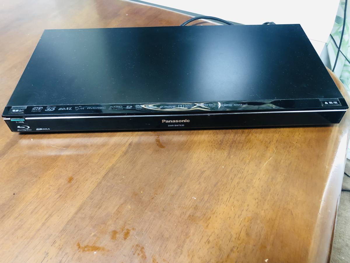 Panasonic DMR-BWT630 パナソニック HDD/BDレコーダー(3D対応品)○現状