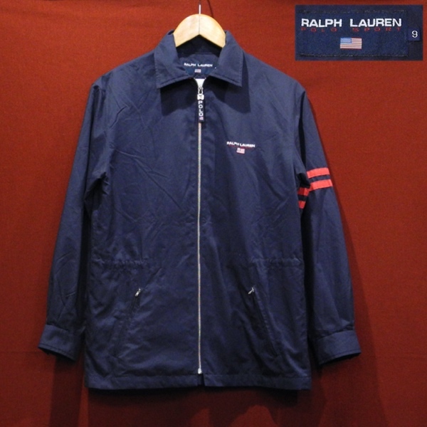ラルフローレン POLO SPORT ポロスポーツ ロゴ ライン ZIP ライト  