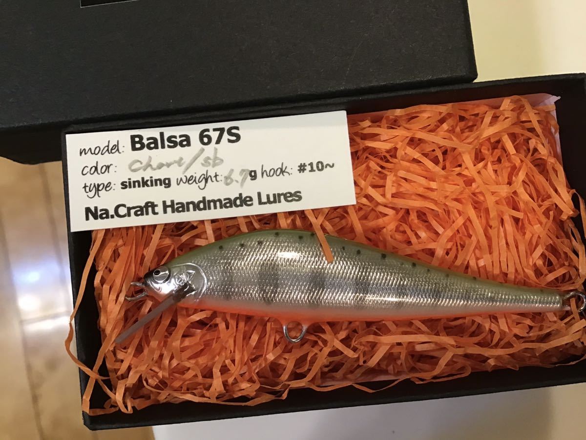  Na.Craft Balsa 67S Chart/sb 品 ハンドメイドミノー(ミノー)｜売買されたオークション情報、yahooの商品情報をアーカイブ公開 - オークファン 淡水