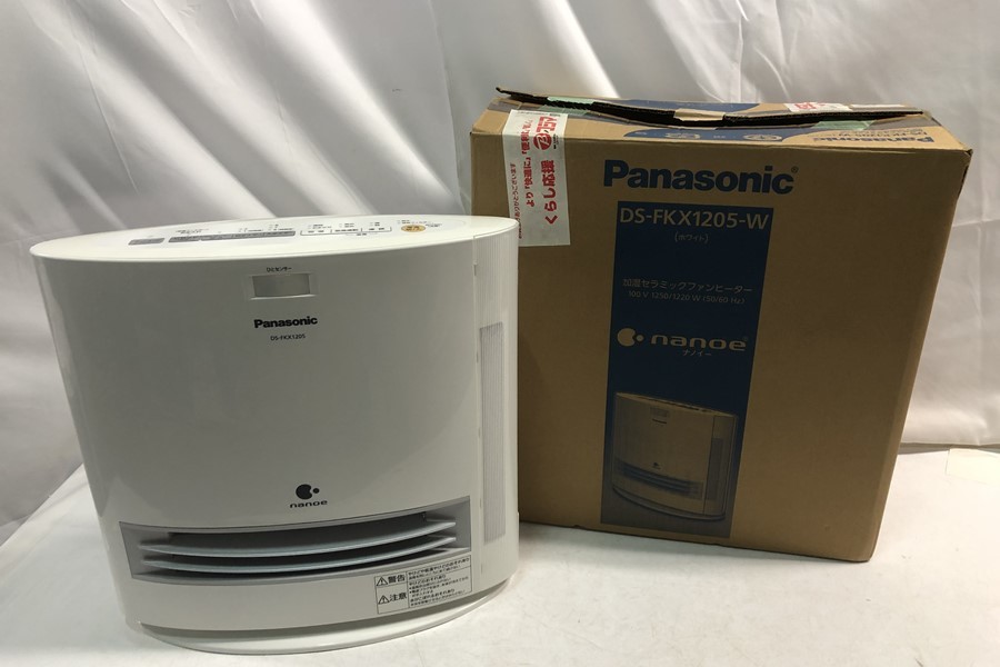 東京)Panasonic パナソニック DS-FKX1205-W 加湿セラミックファン 