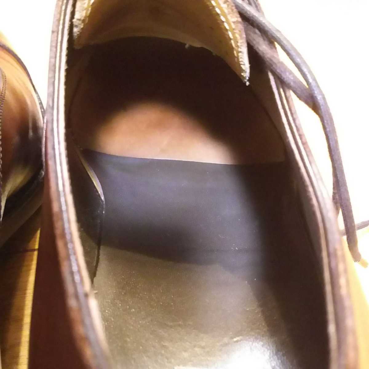 美品）三陽山長 友二郎 R2010 US7.5（25.5cm）シューツリーセット 