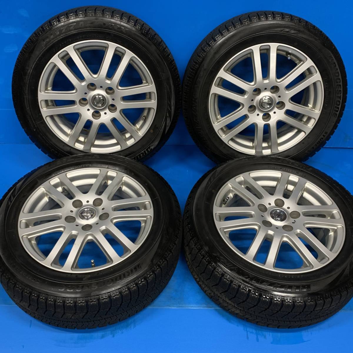  2017年製 ブリヂストン BLIZZAK VRX 195/60R16 ＆ 日産 純正 ホイール セレナ ラフェスタ ティアナ ブリザック(スタッドレスタイヤ)｜売買されたオークション情報、yahooの商品情報をアーカイブ公開 5穴