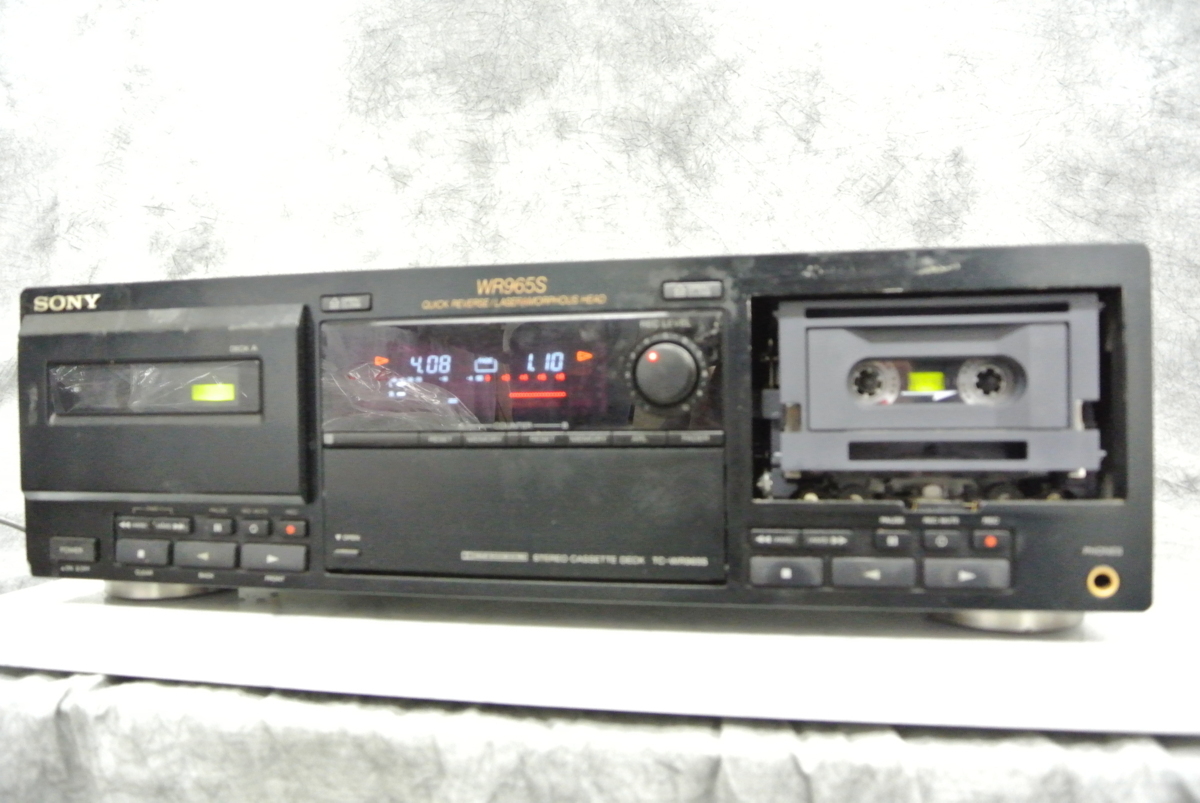 ジャンク☆SONY☆TC-K222ESG カセットデッキ ソニー