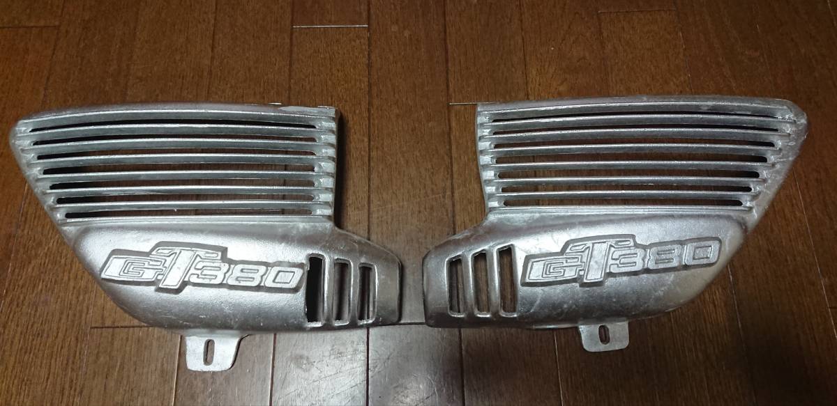 GT380 アルフィン gt380 旧車 サイドカバー 初期 単車 サイド