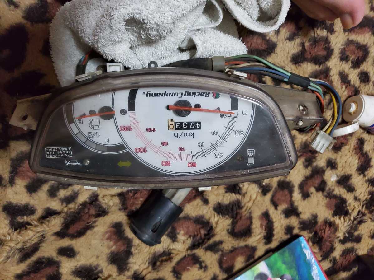希少 当時物 DIO ZX ディオ キタコ120KMメーター ZX 当時物 ライブ