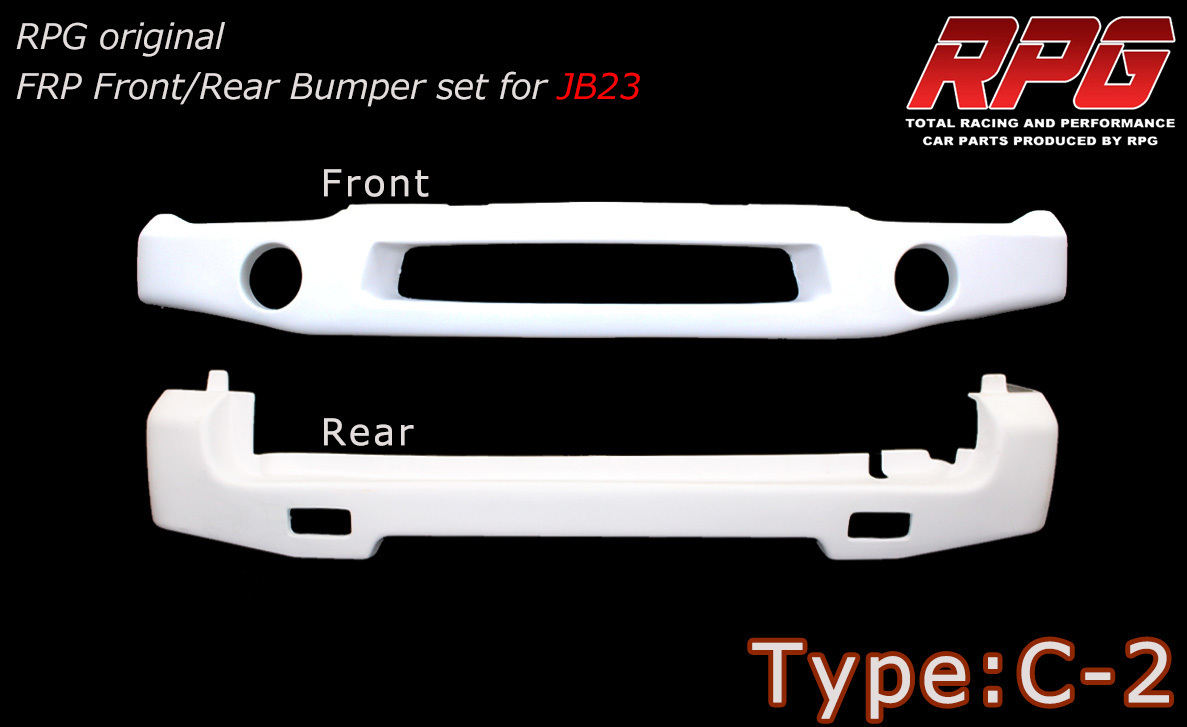 新品，低価 ジムニー JB23 FRP フロント リア バンパーセット タイプ C-2(セット)｜売買されたオークション情報、yahooの商品情報をアーカイブ公開 - オークファン スズキ用