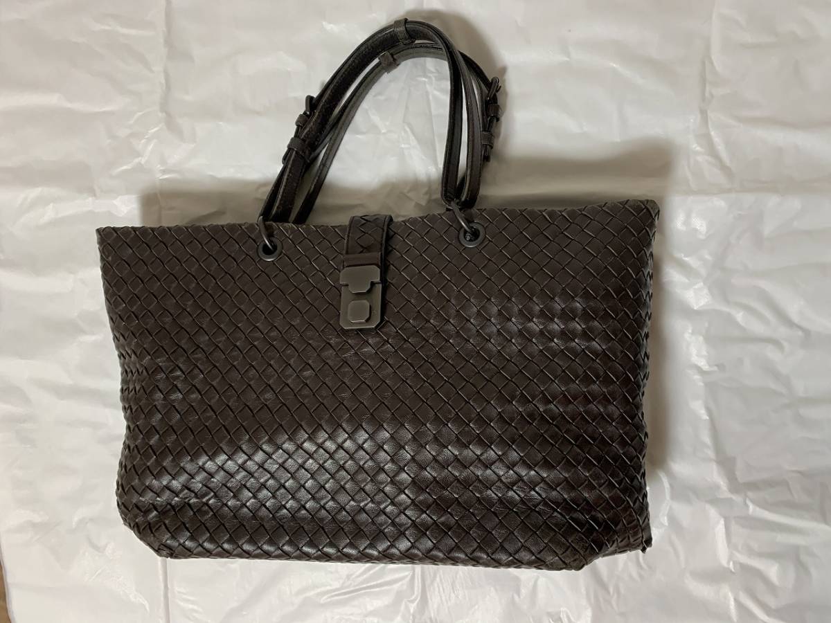 中古格安！☆BOTTEGA VENETA MADE IN ITALY ビジネスバック イントレ 