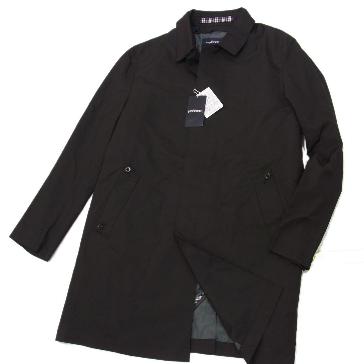 ニューヨーカー NEWYORKER men's 中綿ライナー付きステンカラーコートM