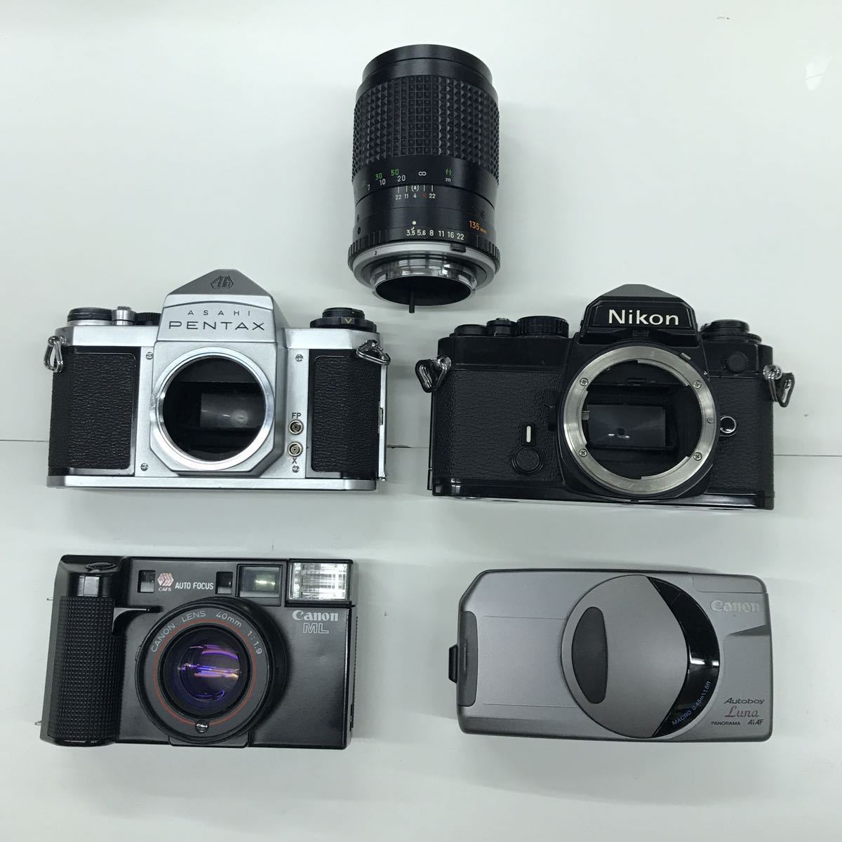 キヤノン/ニコン。6台のジャンクカメラ - Nikon⁄Canon予算5万円以下で 